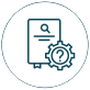 Search book and settings icon